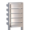 Brievenbus unit Stairs for Five in RVS