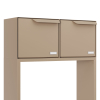 Brievenbus unit met pakketvak Rotterdam for Two in Beige