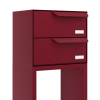 Brievenbus unit Rotterdam for Two in Rood