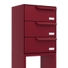 Brievenbus unit Rotterdam for Three in Rood