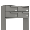 Brievenbus unit Rotterdam for Four in Grijs metallic