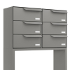Brievenbus unit Rotterdam for Six V in Grijs metallic