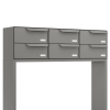 Brievenbus unit Rotterdam for Six H in Grijs metallic