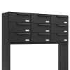 Brievenbus unit Rotterdam for Nine in Zwart
