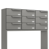Brievenbus unit Rotterdam for Nine in Grijs metallic