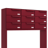 Brievenbus unit Rotterdam for Nine in Rood