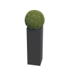 Bloempot Skinny Pillar Medium in Zwart