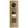 Inbouwdeurintercom Smart-IN Doorbird D1101KV met Keypad module met Messing uitstraling