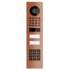 Opbouwdeurintercom Smart-ON for Two Doorbird D1102KV met Keypad module met Bronzen uitstraling