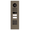 Inbouwdeurintercom Smart-IN for Two Doorbird D1102KV met Keypad module in beige grijs