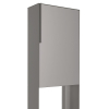 Vrijstaande brievenbus Faro in Grijs Metallic
