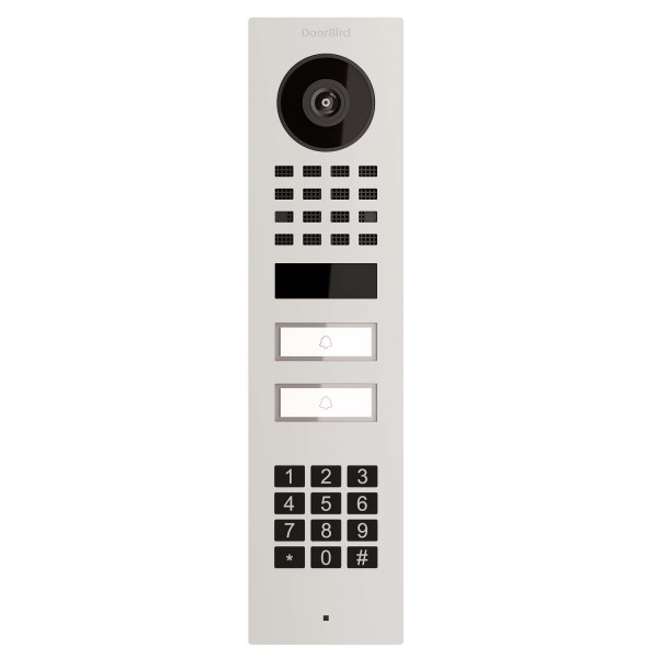 Opbouwdeurintercom Smart-ON for Two Doorbird D1102KV met Keypad module in wit