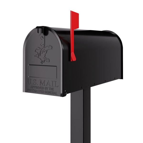 Amerikaanse brievenbus US Mailbox Zwart