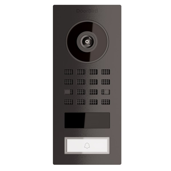 Opbouw deurintercom Smart-ON Doorbird D1101V in grafietzwart