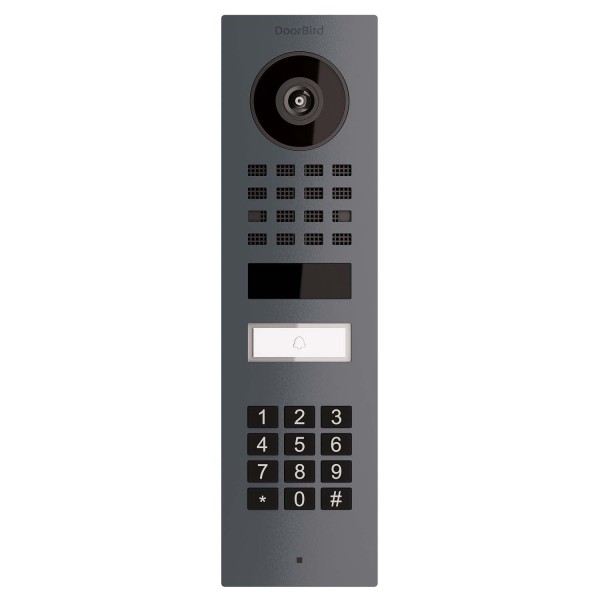 Opbouwdeurintercom Smart-ON Doorbird D1101KV met Keypad module in antraciet