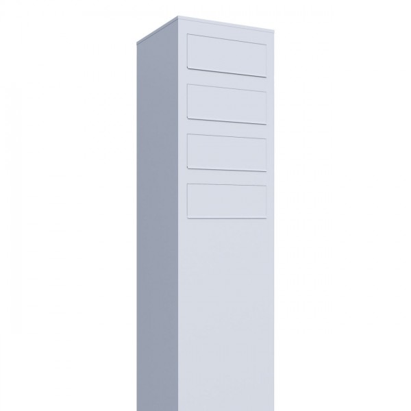 Postkastsysteem Monolith voor vier Wit