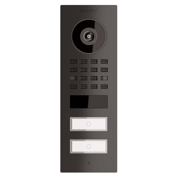 Opbouw deurintercom Smart-ON for TWO Doorbird D1102V in grafietzwart