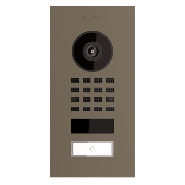 Inbouwdeurintercom Smart-IN Doorbird D1101V in beige grijs