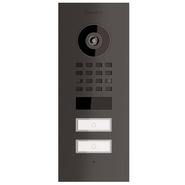 Inbouwdeurintercom Smart-IN Doorbird for Two D1102V in grafietzwart