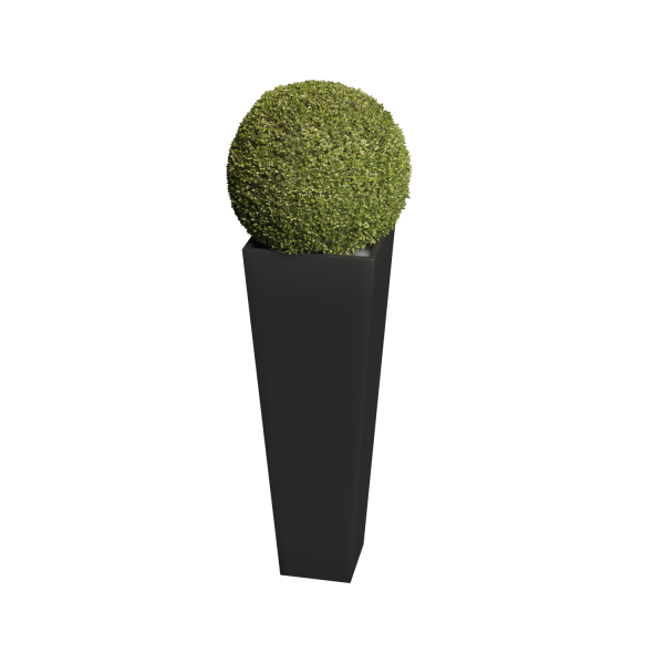 Bloempot Skinny Vase Medium in Zwart