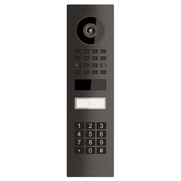 Opbouwdeurintercom Smart-ON Doorbird D1101KV met Keypad module in grafietzwart