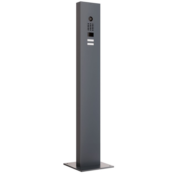 Intercomsysteem met standaard inclusief bodemplaat Smart for Two Doorbird D1102V in antraciet