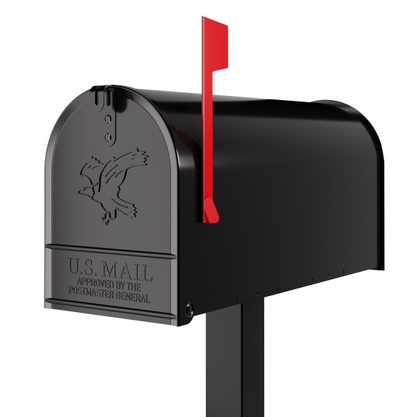 Amerikaanse brievenbus Big US Mailbox Zwart