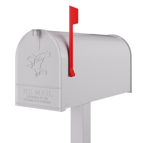 Amerikaanse brievenbus Big US Mailbox Wit