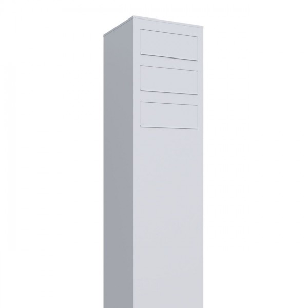 Postkastsysteem Monolith voor drie Wit