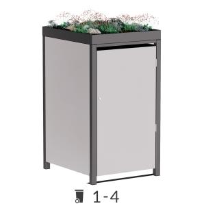 Vuilnisbak doos Emma met plantendak - 120 liter