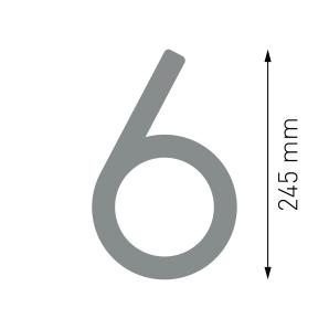 Huisnummer zelfklevend 245mm