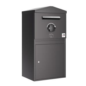 Pakketbrievenbus Mannheim met zadeldak in maat XL | Wandmontage